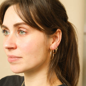 14K Gouden Oorbellen | 19 mm